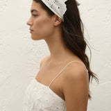 Faithfull - Paloma Head Scarf Dolce Broderie White
