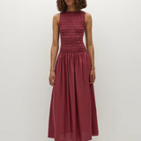 Faithfull - Margot Midi Dress Rhubarb