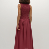Faithfull - Margot Midi Dress Rhubarb
