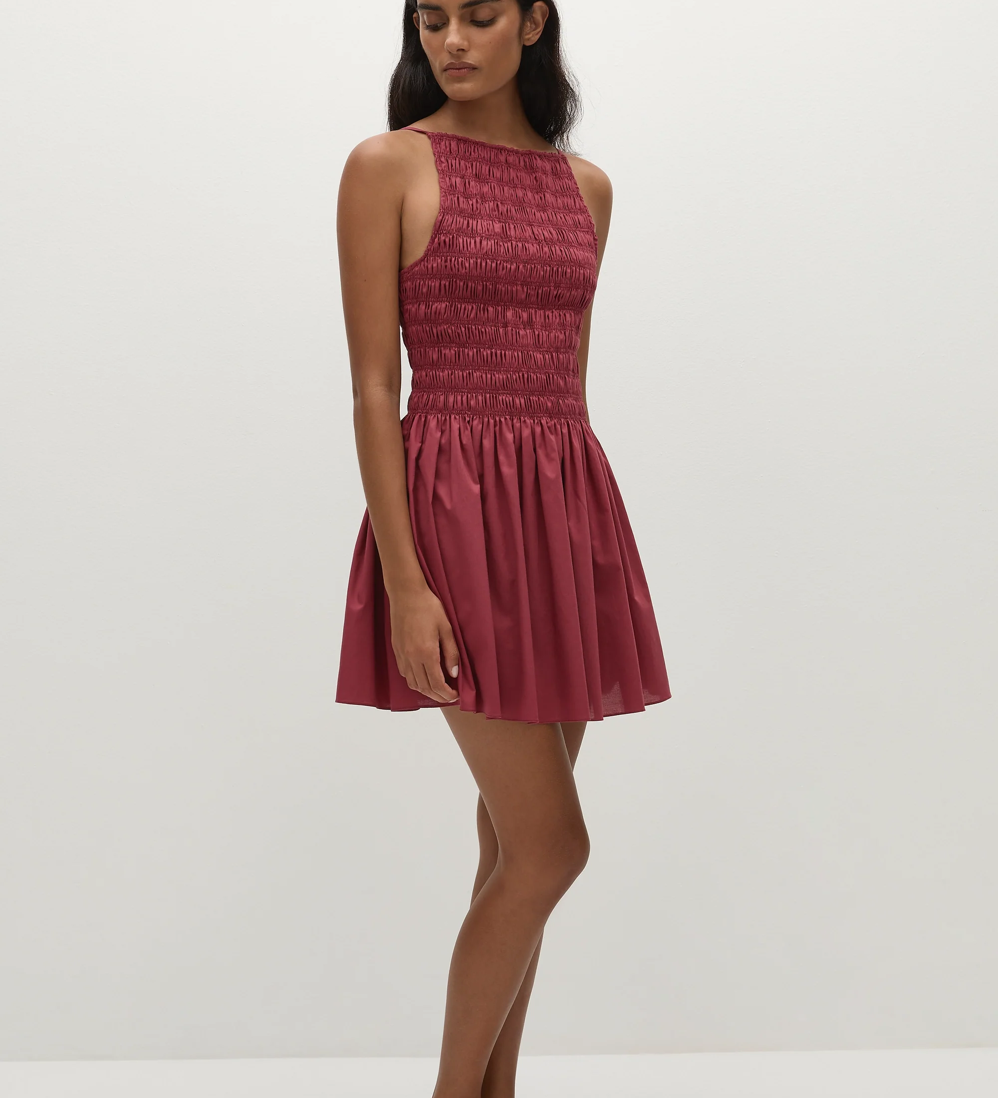 Faithfull - Laia Mini Dress Rhubarb