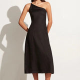 Faithfull - Soko Midi Dress Black - Final Sale