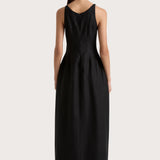 Faithfull - Sanne Midi Dress Black - Final Sale