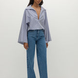 Faithfull - Gaia Top Helle Stripe Vintage Navy