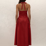Faithfull - La Cala Midi Dress Chilli