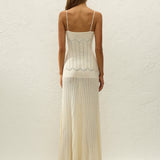 Faithfull - Irene Maxi Dress Maja Pointelle Vintage White