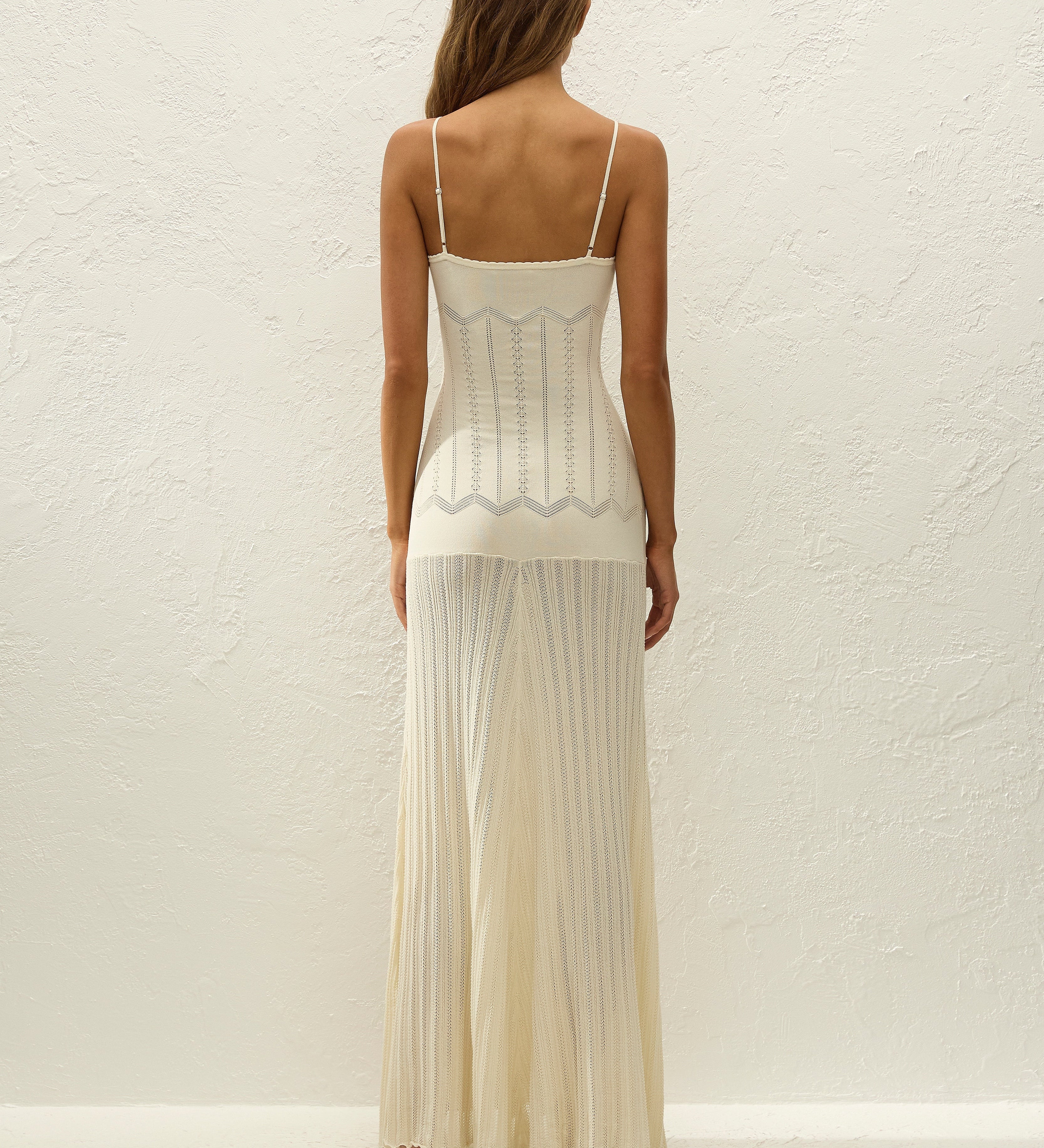 Faithfull - Irene Maxi Dress Maja Pointelle Vintage White