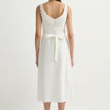 Posse - LOIS DRESS - VINTAGE WHITE