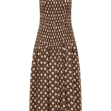 Faithfull - Luisa Midi Dress Cioccolato Dot