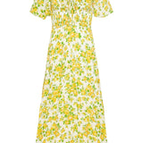 Faithfull - Velika Midi Dress Morello Floral Print - Final Sale