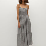 Faithfull - Sofie Maxi Dress Hanne Gingham Espresso