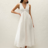 Faithfull - Fiora Midi Dress Fresco Lace White