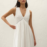 Faithfull - Fiora Midi Dress Fresco Lace White