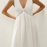 Faithfull - Fiora Midi Dress Fresco Lace White