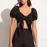 Faithfull - Eva Top Black (Exclusive) - Final Sale