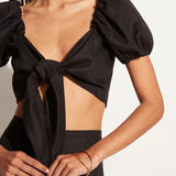 Faithfull - Eva Top Black (Exclusive) - Final Sale