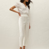 Faithfull - Fiora Blouse Fresco Lace White