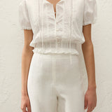 Faithfull - Fiora Blouse Fresco Lace White