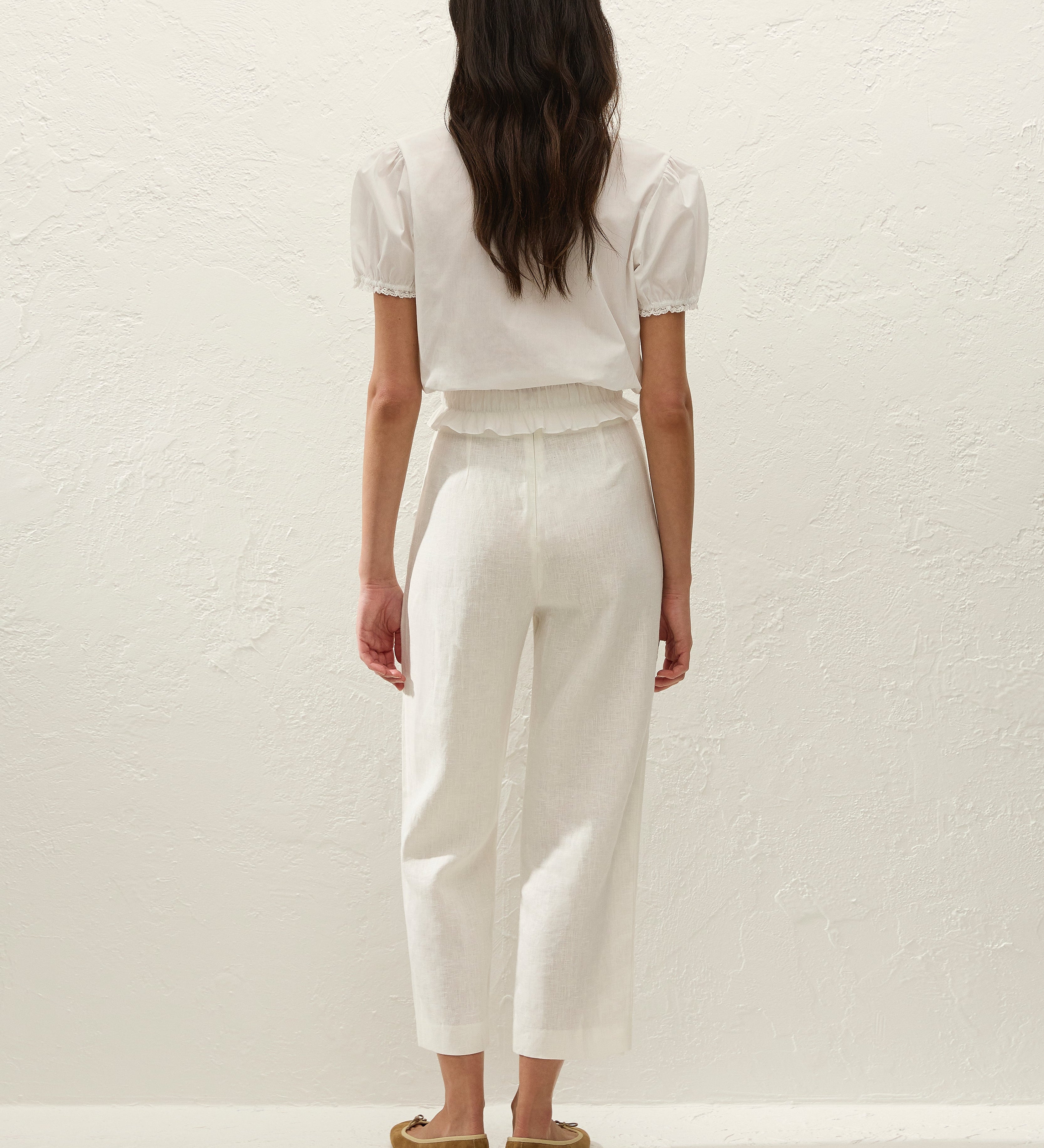 Faithfull - Fiora Blouse Fresco Lace White
