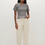 Faithfull - Edda Top Hanne Gingham Espresso