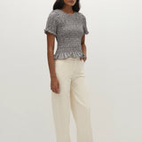 Faithfull - Edda Top Hanne Gingham Espresso