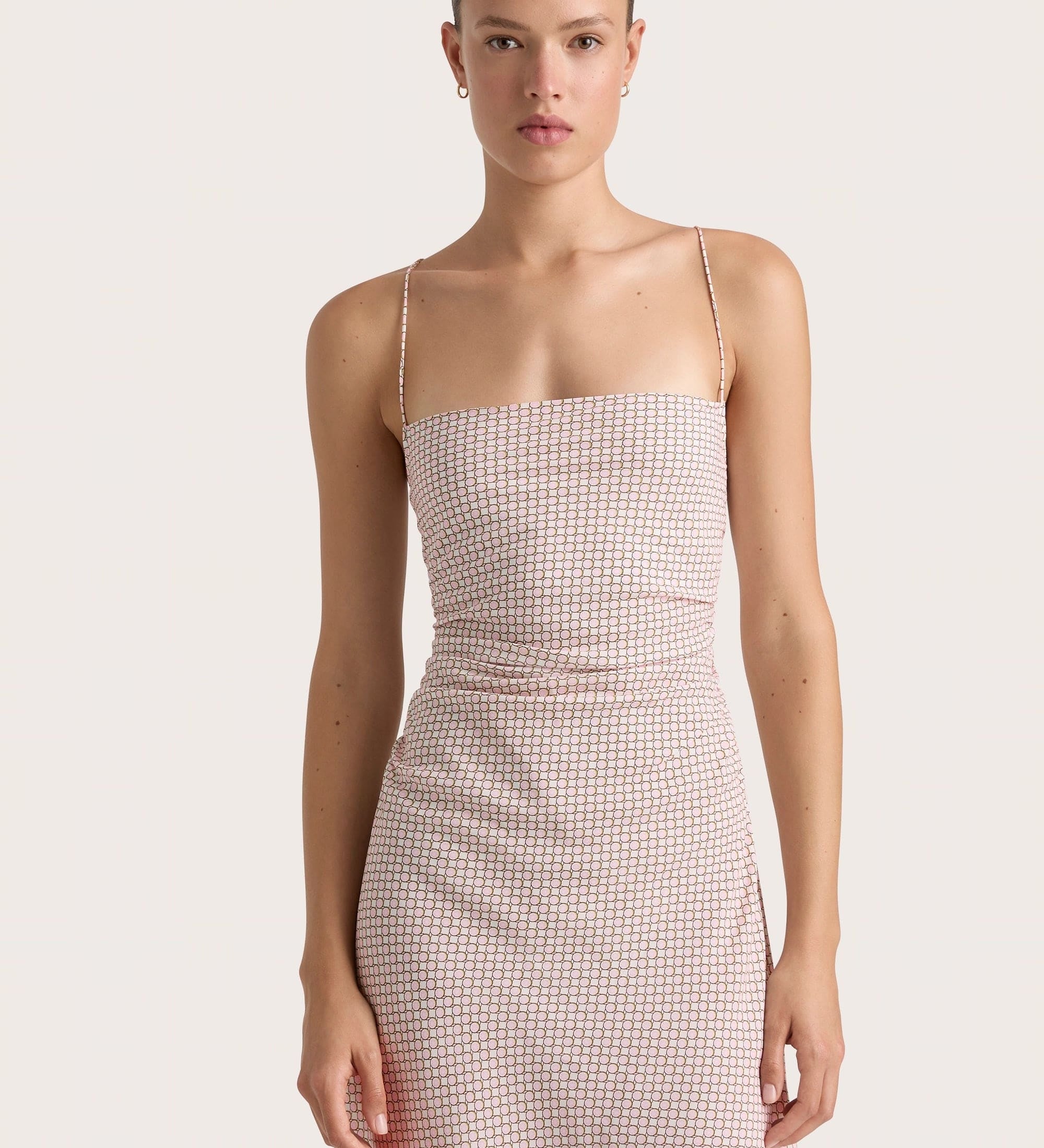 Faithfull - Emalee Mini Dress Oliander Blush - Final Sale