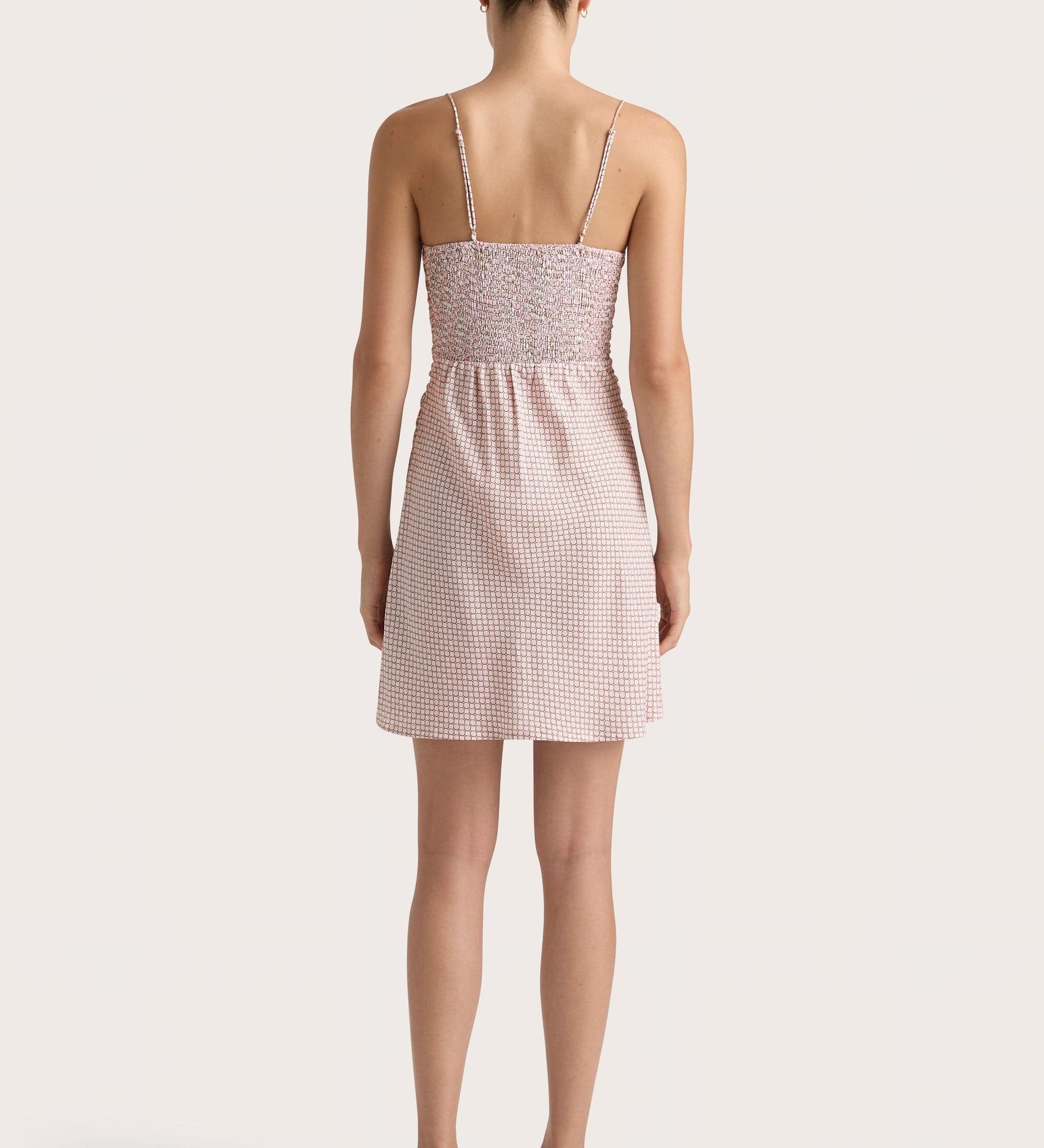 Faithfull - Emalee Mini Dress Oliander Blush - Final Sale