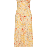 Faithfull - Yvonne Midi Dress Adeline Floral Yellow