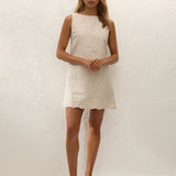 Faithfull - Iria Mini Dress Lola Polka Dot Cream Black