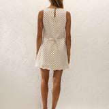 Faithfull - Iria Mini Dress Lola Polka Dot Cream Black