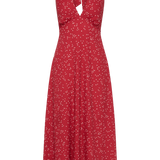 Faithfull - Jennah Midi Dress Linnea Dot Rosso