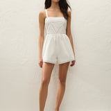 Faithfull - Emilia Playsuit Fresco Lace White