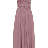 Faithfull - Eudora Midi Dress Gingham Deep Red