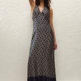Faithfull - Elidia Maxi Dress Juanita Swirl Indigo