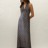 Faithfull - Elidia Maxi Dress Juanita Swirl Indigo