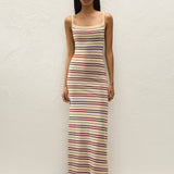 Faithfull - Doris Midi Dress Cila Stripe Butter