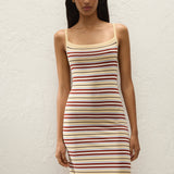Faithfull - Doris Midi Dress Cila Stripe Butter