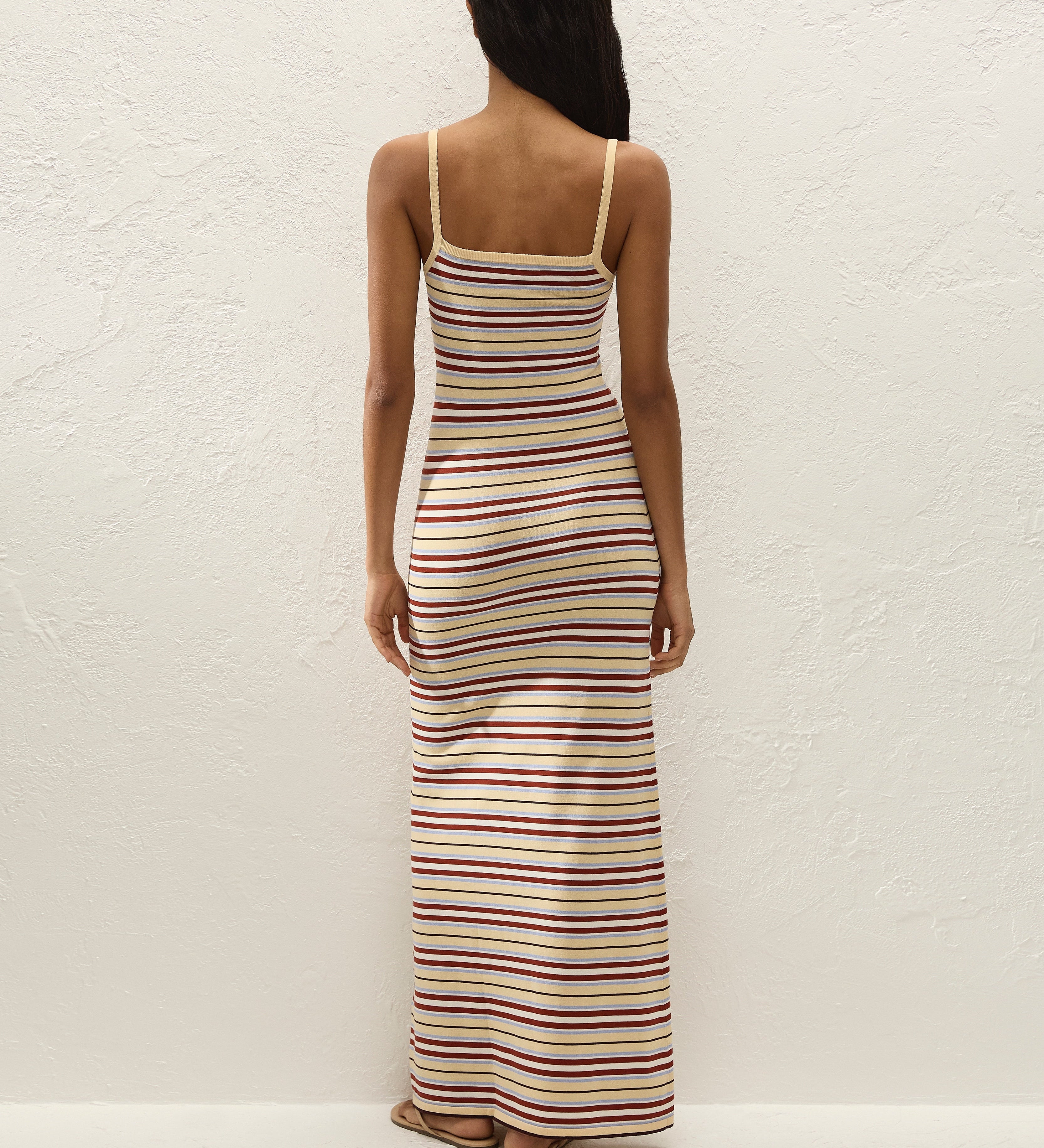 Faithfull - Doris Midi Dress Cila Stripe Butter