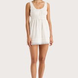 Faithfull - Juliet Mini Dress White