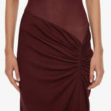 Christopher Esber - Fusion Ruched Tee Gown