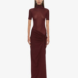 Christopher Esber - Fusion Ruched Tee Gown
