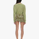 Christopher Esber - Beach Glass Bubble Mini Skirt