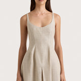 Faithfull - Sanne Midi Dress Oatmeal - Final Sale