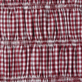 Faithfull - Heidi Mini Dress Gingham Deep Red - Final Sale