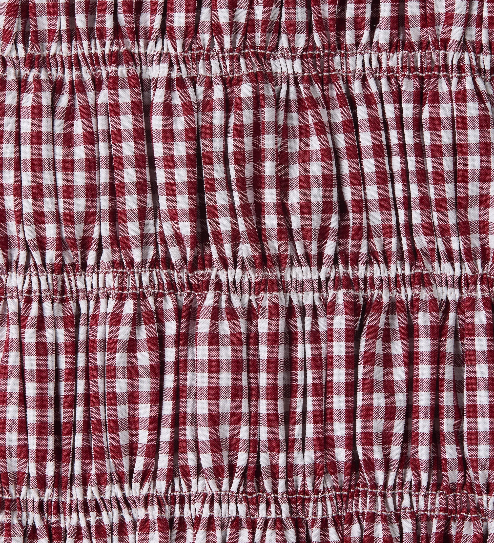 Faithfull - Heidi Mini Dress Gingham Deep Red - Final Sale