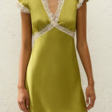 Faithfull - Verena Mini Dress Green