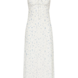 Faithfull - Pau Dress Blossom Egg Shell Powder Blue
