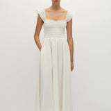 Faithfull - Eudora Midi Dress White