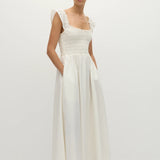 Faithfull - Eudora Midi Dress White