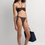 Faithfull - Zaru Bikini Top With Beads Carob