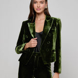 L'AGENCE - Brooke Velvet Blazer